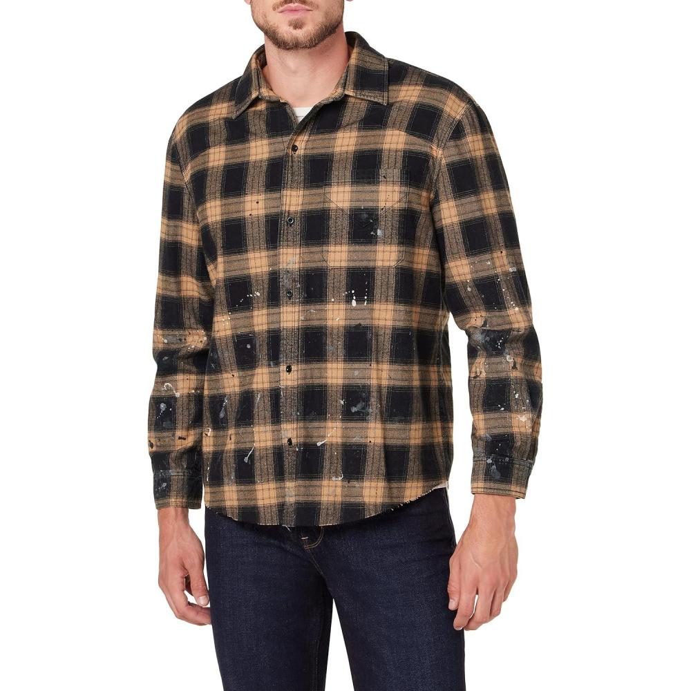 imageHUDSON Mens Ls ShirtPainter Check