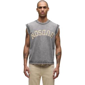 HUDSON Men’s Cut Off Logo Tee(Storm)