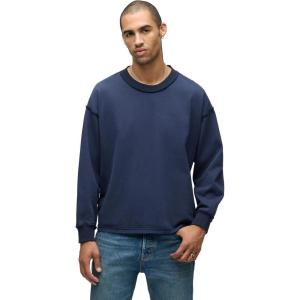 HUDSON Mens Heavy Weight Long Sleeve Tee(Deep Navy)