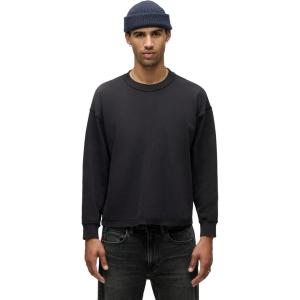 HUDSON Mens Heavy Weight Long Sleeve Tee(Forest Black)