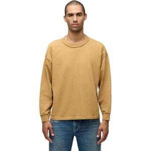 HUDSON Mens Heavy Weight Long Sleeve Tee(Rust)