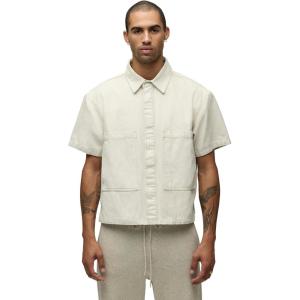 HUDSON Men’s Plaid Flannel Shirt(Overflow)