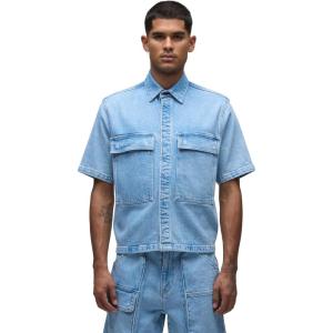 HUDSON Men’s Utility Shirt(Hazy Denim)