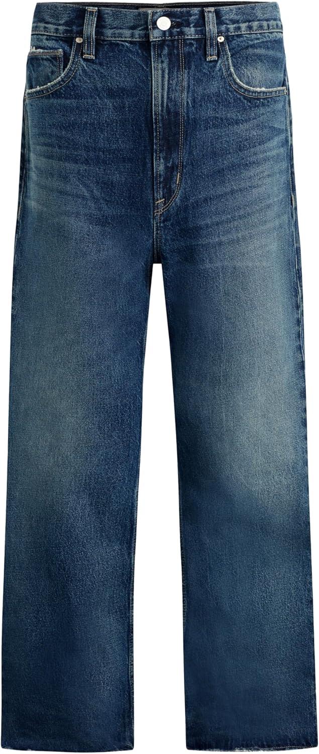 imageHUDSON Mens Luca Loose Fit Wide Leg Denim PantBlue Stone