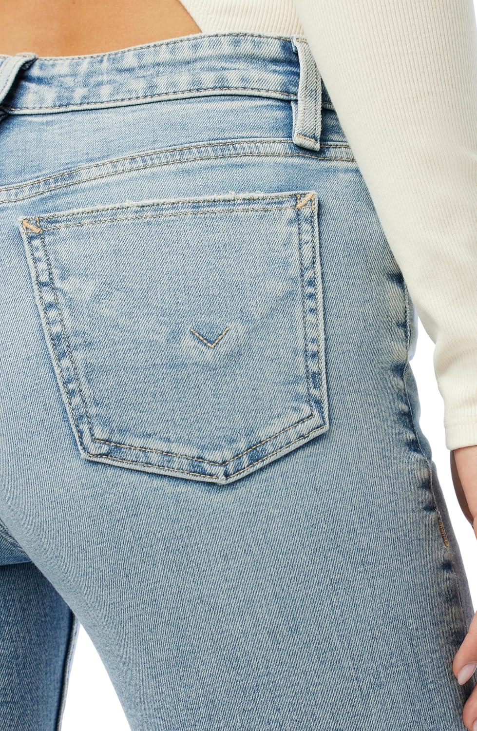 imageHUDSON Womens Barbara High Rise Baby Boot JeanCaliber