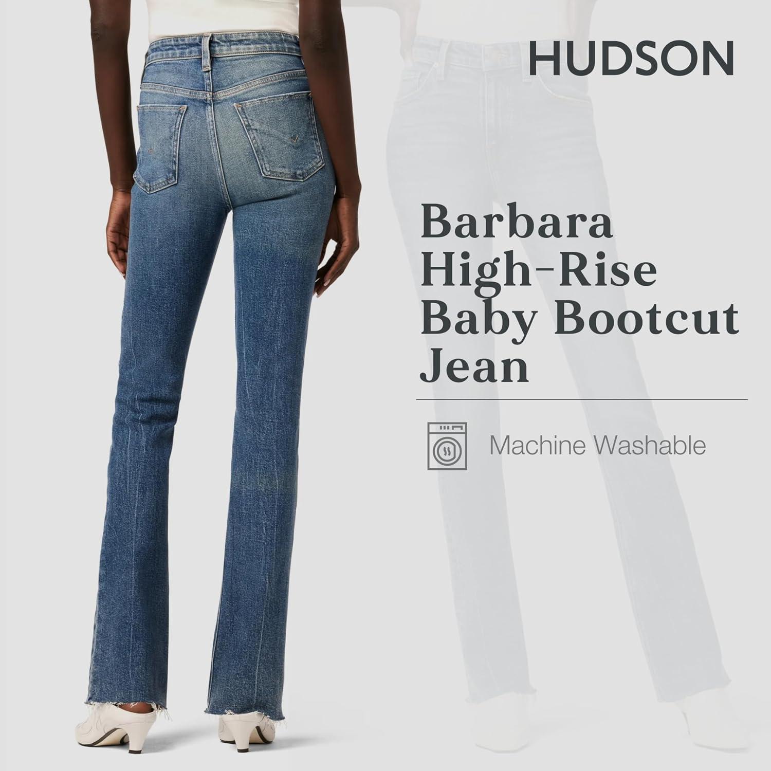 imageHUDSON Womens Barbara High Rise Baby Boot JeanStarfish