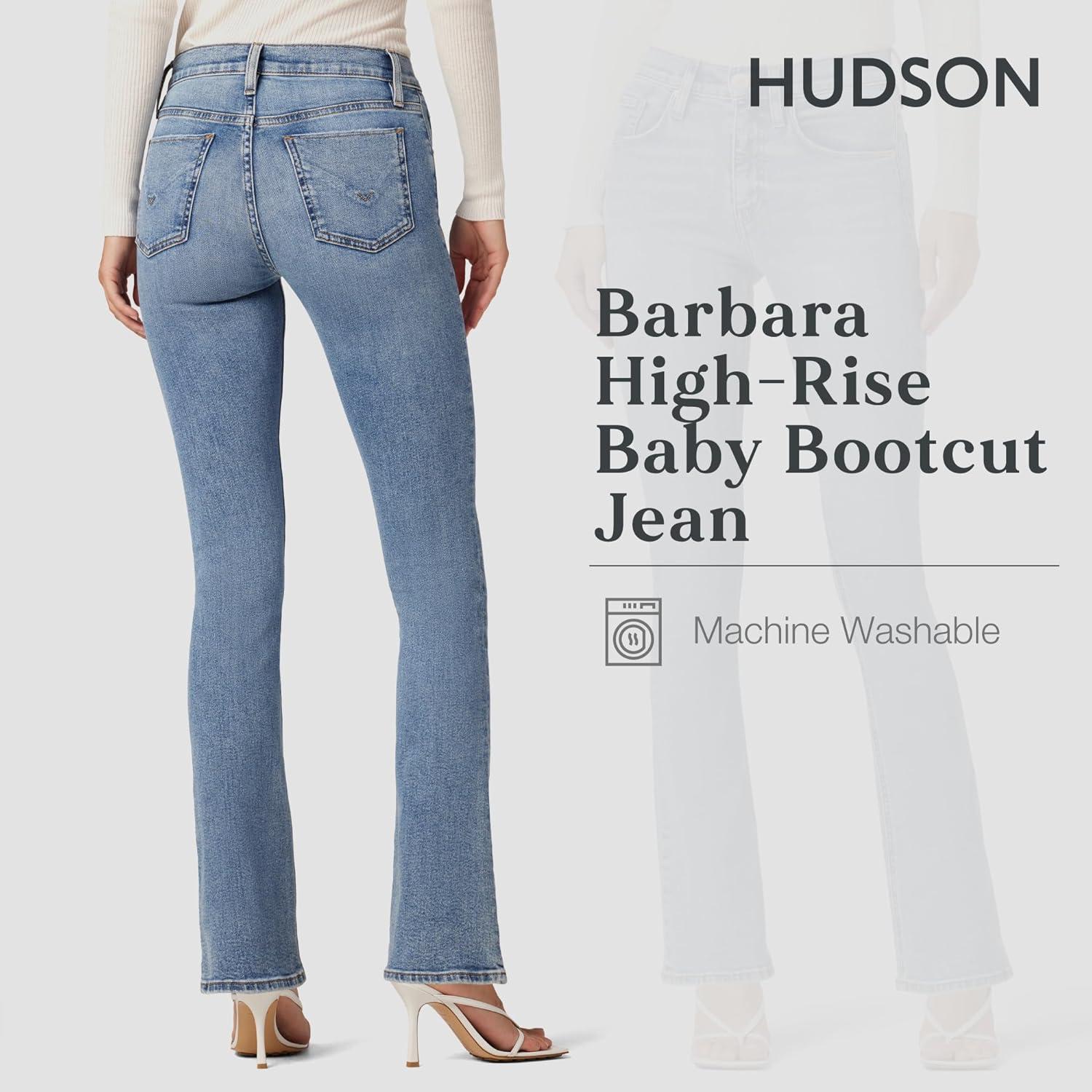 imageHUDSON Womens Barbara High Rise Baby Boot JeanTropical