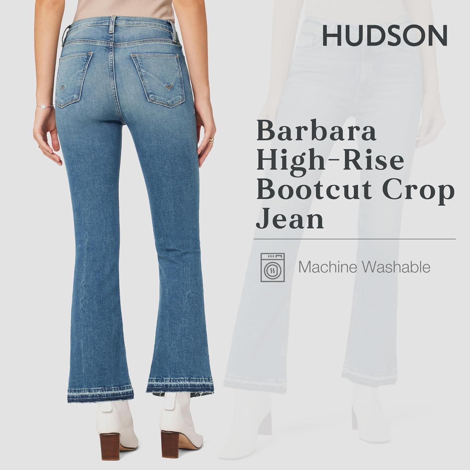imageHUDSON Womens Barbara High Rise Bootcut Crop JeanHorizon