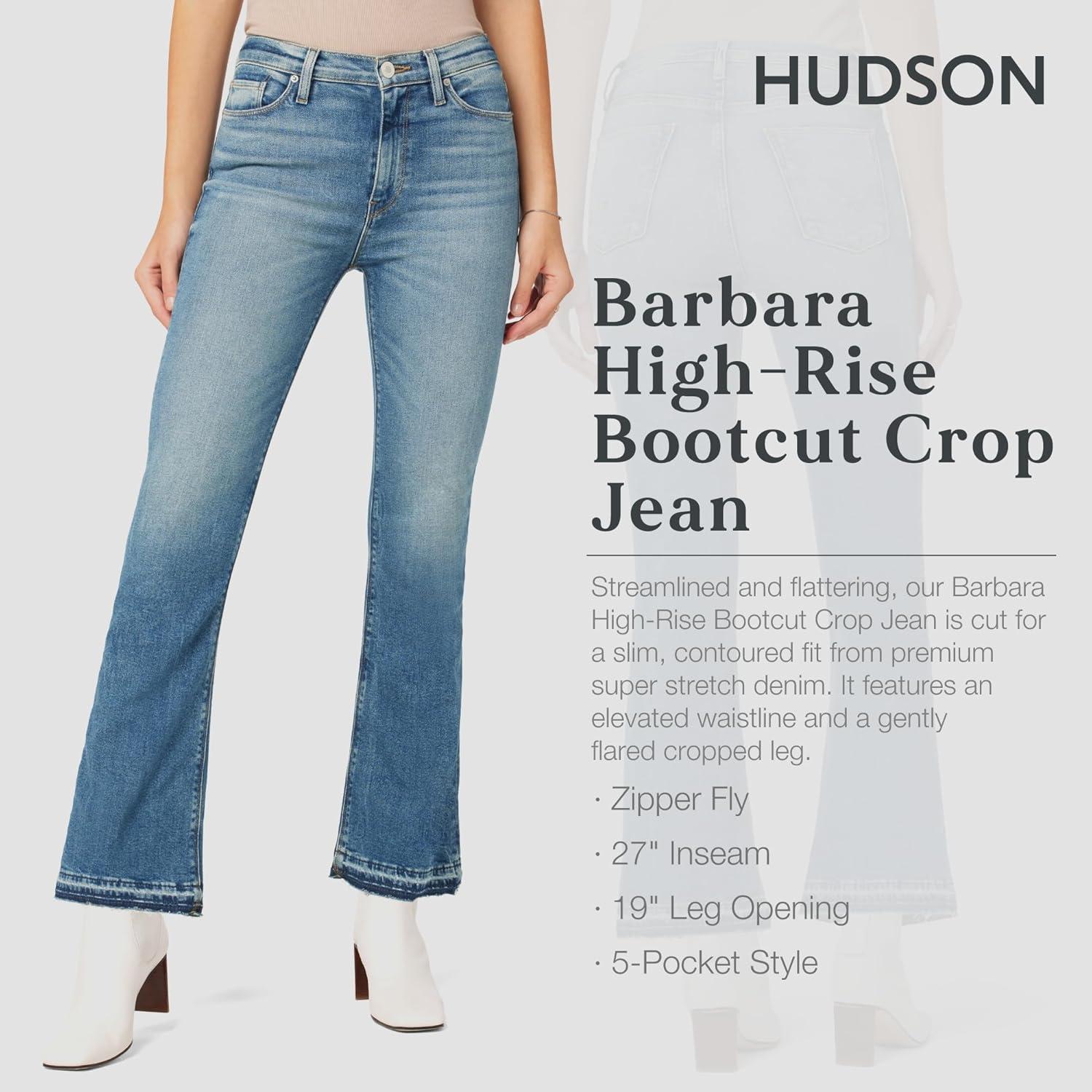 imageHUDSON Womens Barbara High Rise Bootcut Crop JeanHorizon