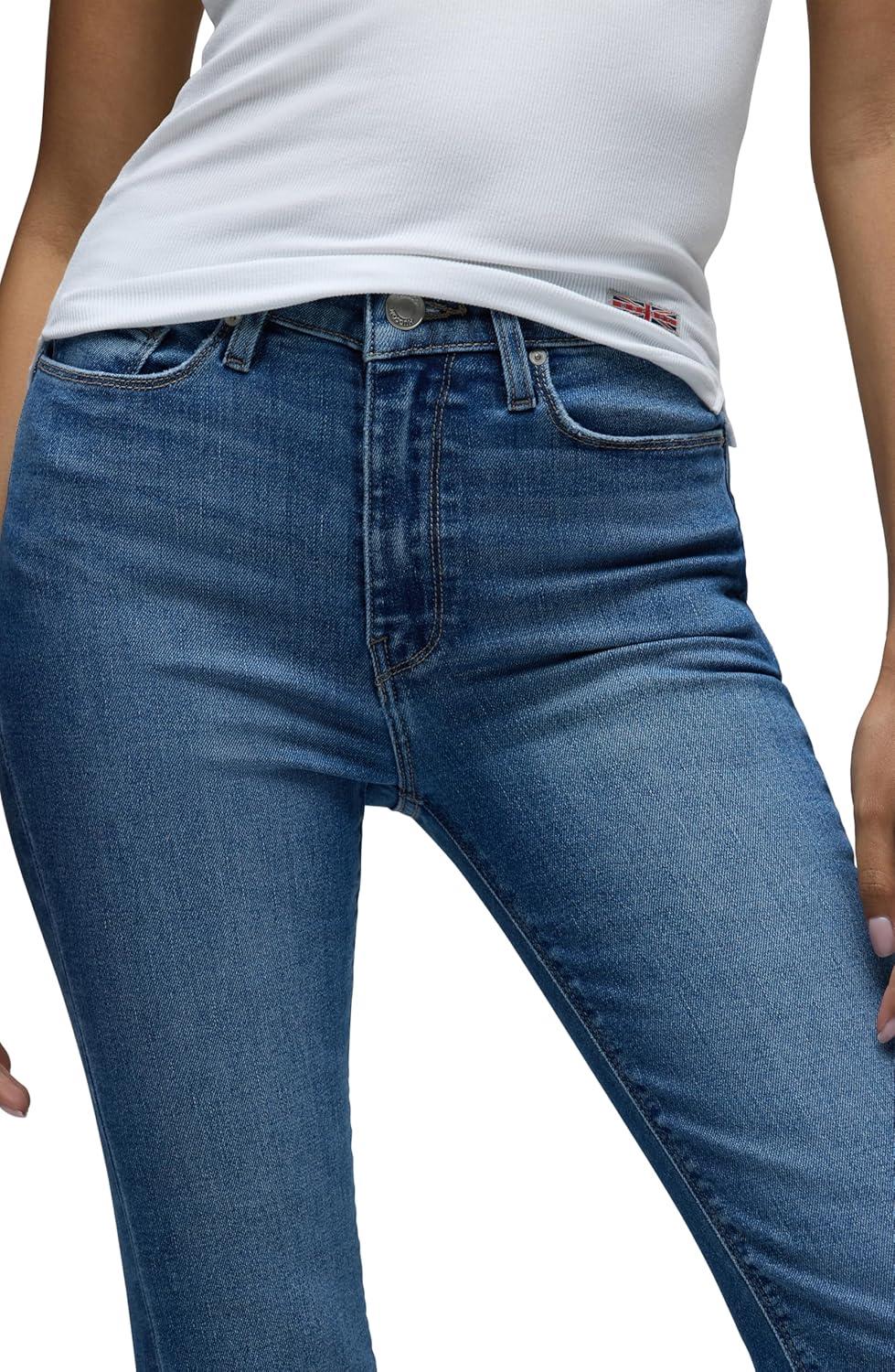 imageHUDSON Womens Barbara High Rise Bootcut Crop JeanPleasant