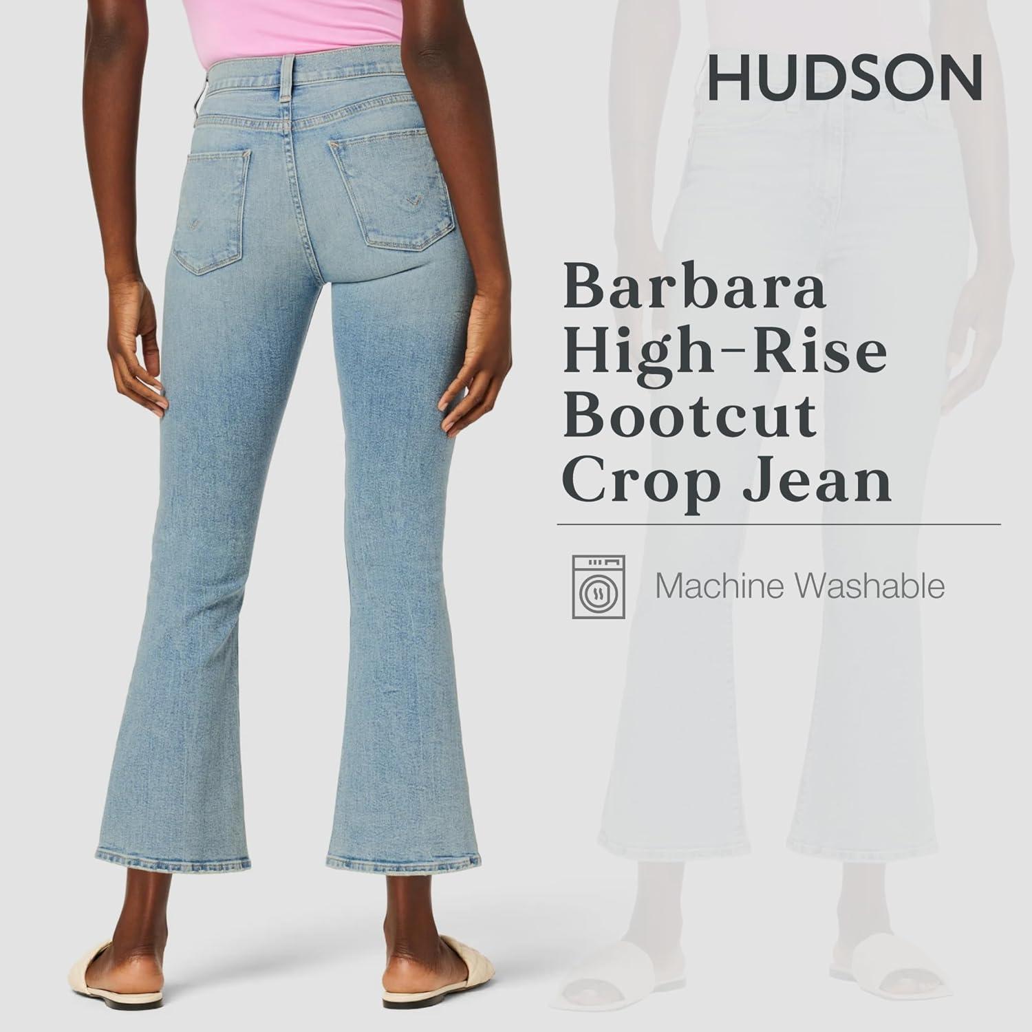 imageHUDSON Womens Barbara High Rise Bootcut Crop JeanPrism
