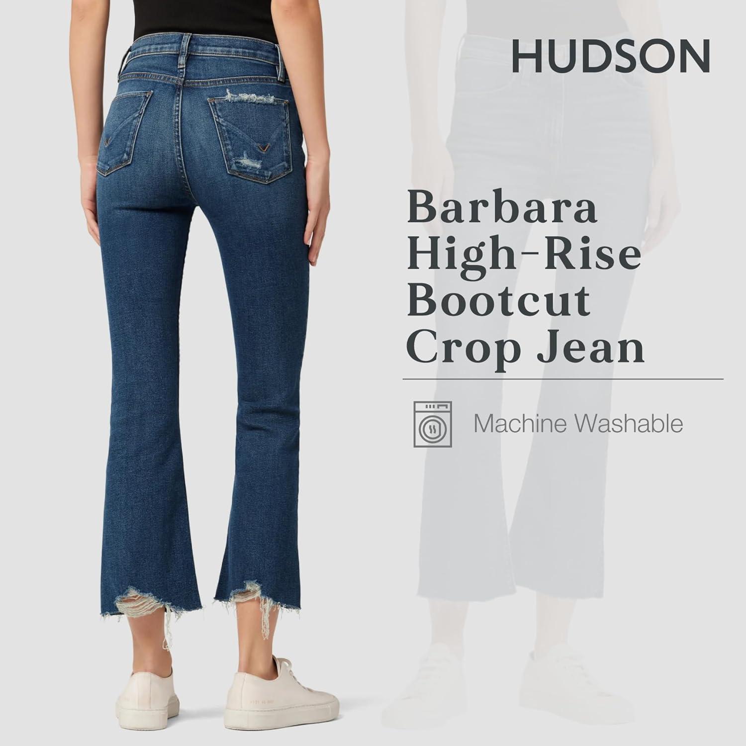 imageHUDSON Womens Barbara High Rise Bootcut Crop JeanSecrets