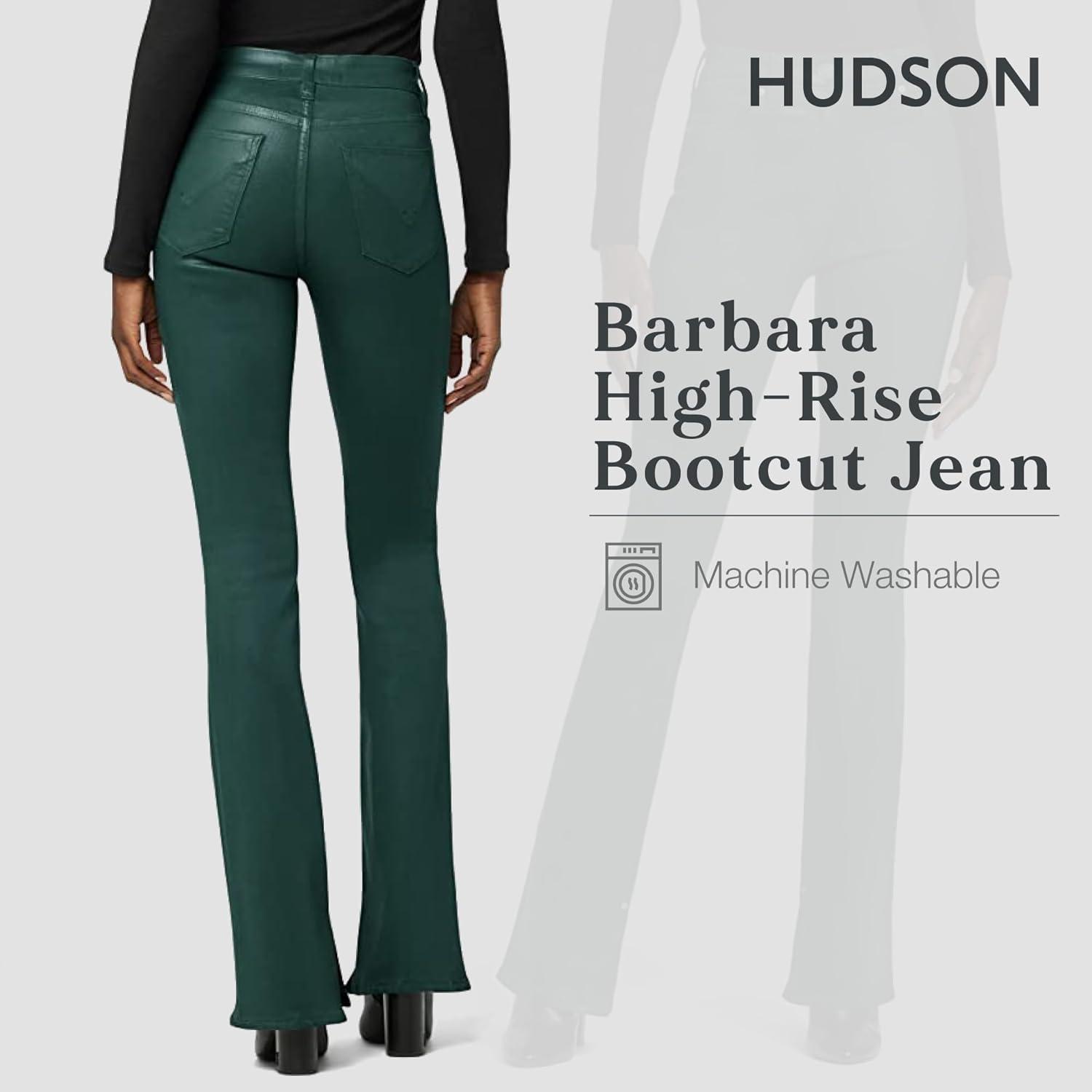 imageHUDSON Womens Barbara High Rise Bootcut JeanCoated Forest Walk