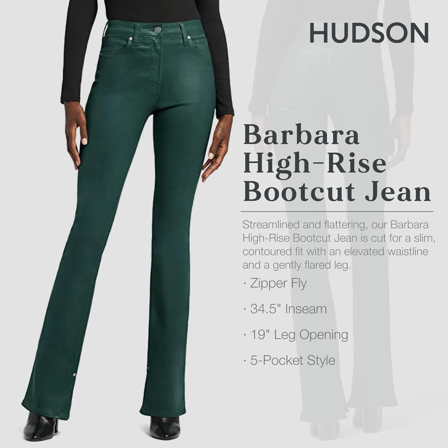 imageHUDSON Womens Barbara High Rise Bootcut JeanCoated Forest Walk