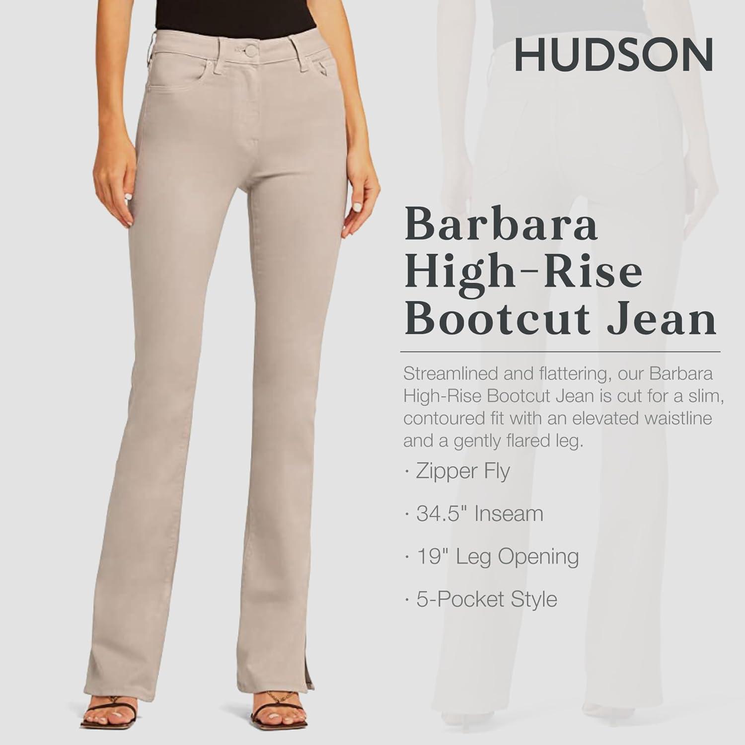 imageHUDSON Womens Barbara High Rise Bootcut JeanCoated Moonrock