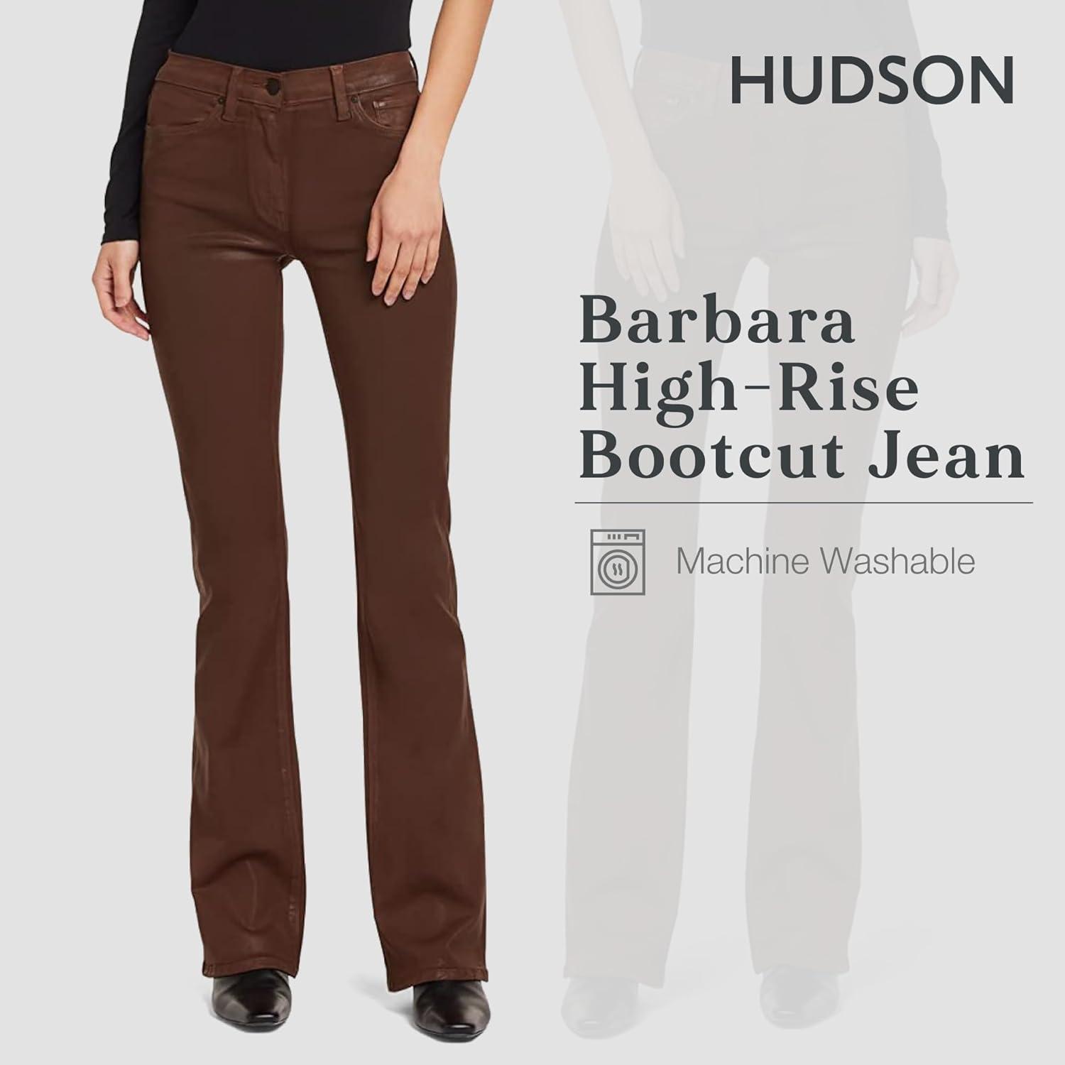 imageHUDSON Womens Barbara High Rise Bootcut JeanCoated Tortoise Sh