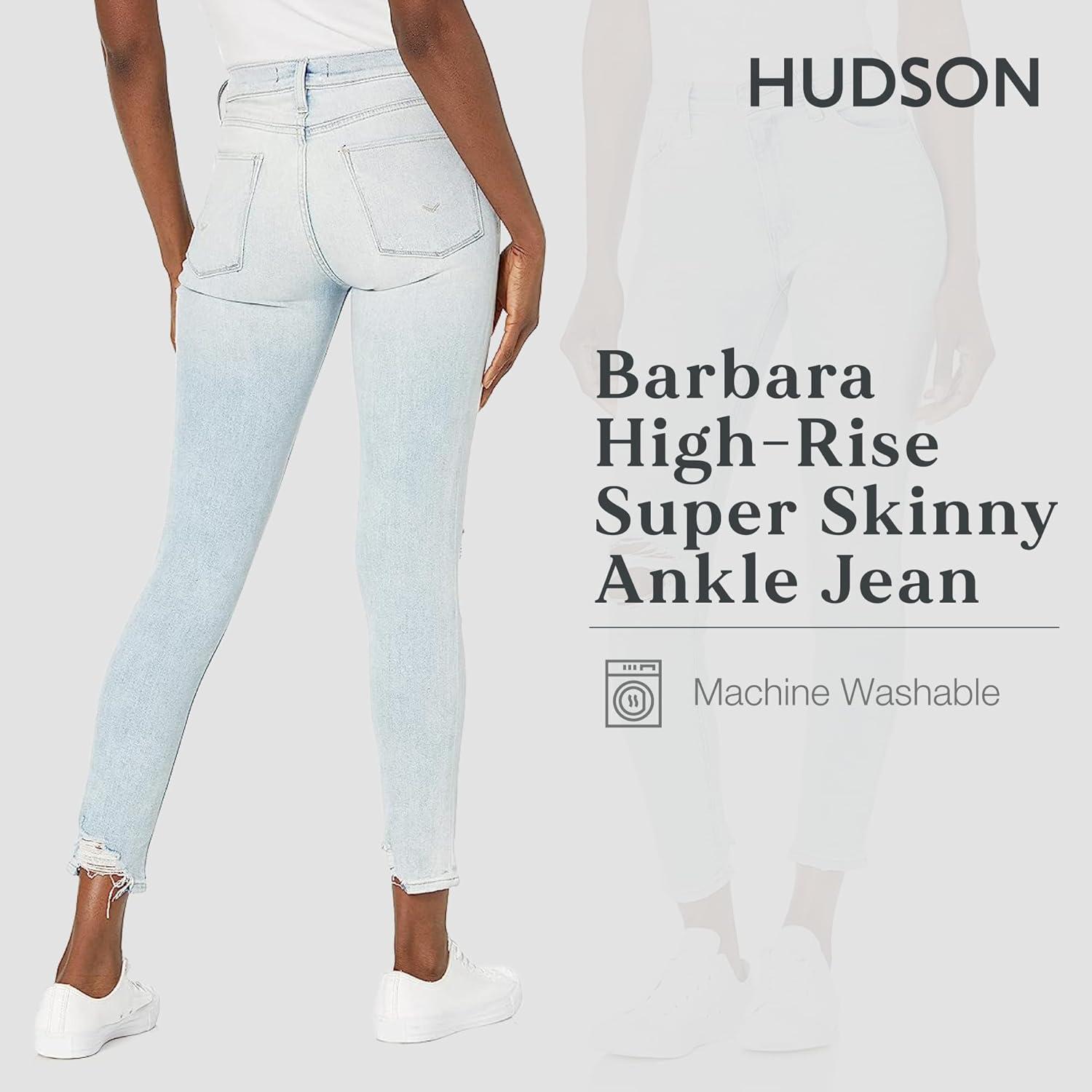 imageHUDSON Womens Barbara High Rise Super Skinny JeanRetrospect