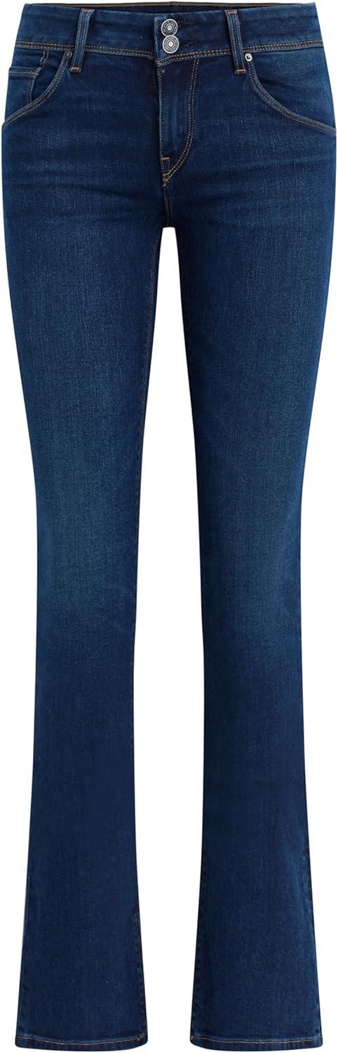 imageHUDSON Womens Beth Mid Rise Baby Bootcut Jean with Back Flap PocketsBlue Obscurity