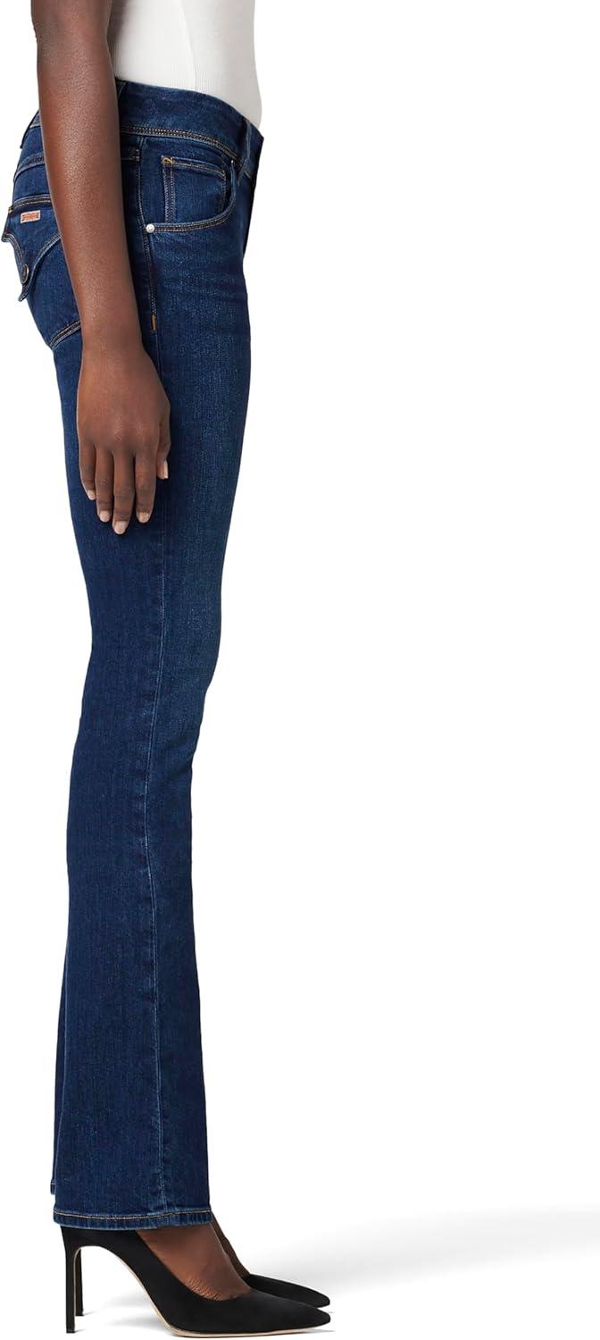 imageHUDSON Womens Beth Mid Rise Baby Bootcut Jean with Back Flap PocketsBlue Obscurity
