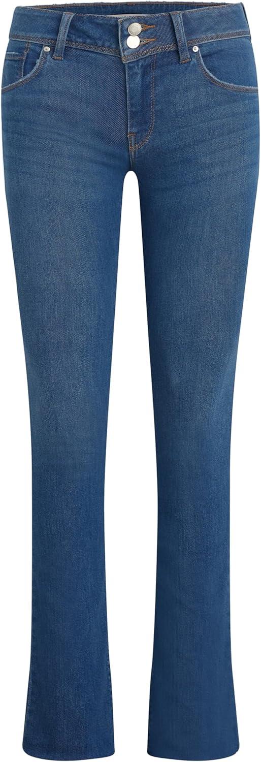imageHUDSON Womens Beth Mid Rise Baby Bootcut Jean with Back Flap PocketsCanyon Spring