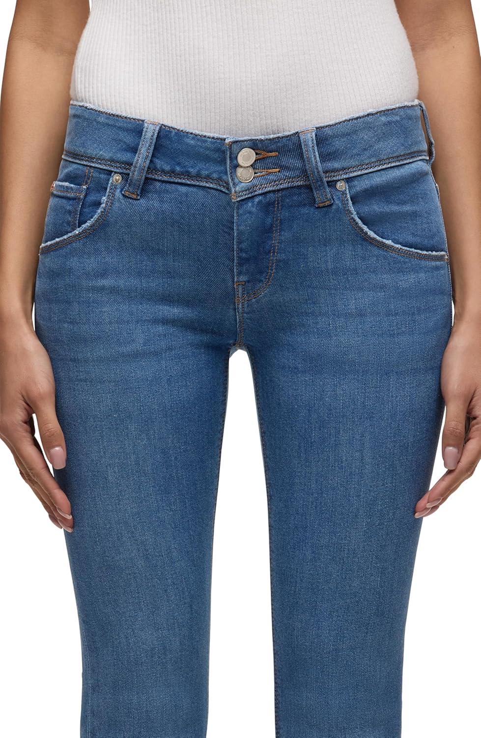 imageHUDSON Womens Beth Mid Rise Baby Bootcut Jean with Back Flap PocketsCanyon Spring