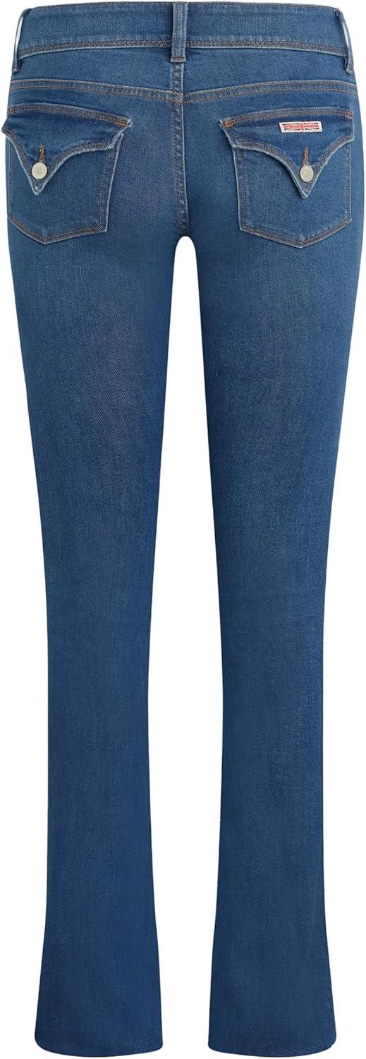 imageHUDSON Womens Beth Mid Rise Baby Bootcut Jean with Back Flap PocketsCanyon Spring