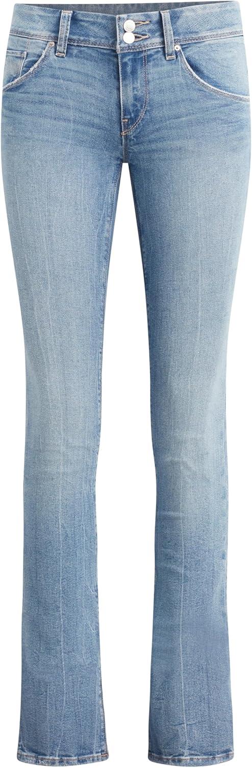 imageHUDSON Womens Beth Mid Rise Baby Bootcut Jean with Back Flap PocketsFilly
