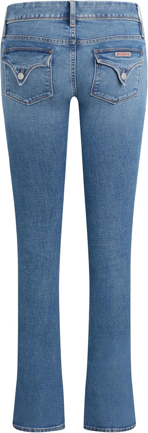 imageHUDSON Womens Beth Mid Rise Baby Bootcut Jean with Back Flap PocketsLuminaire