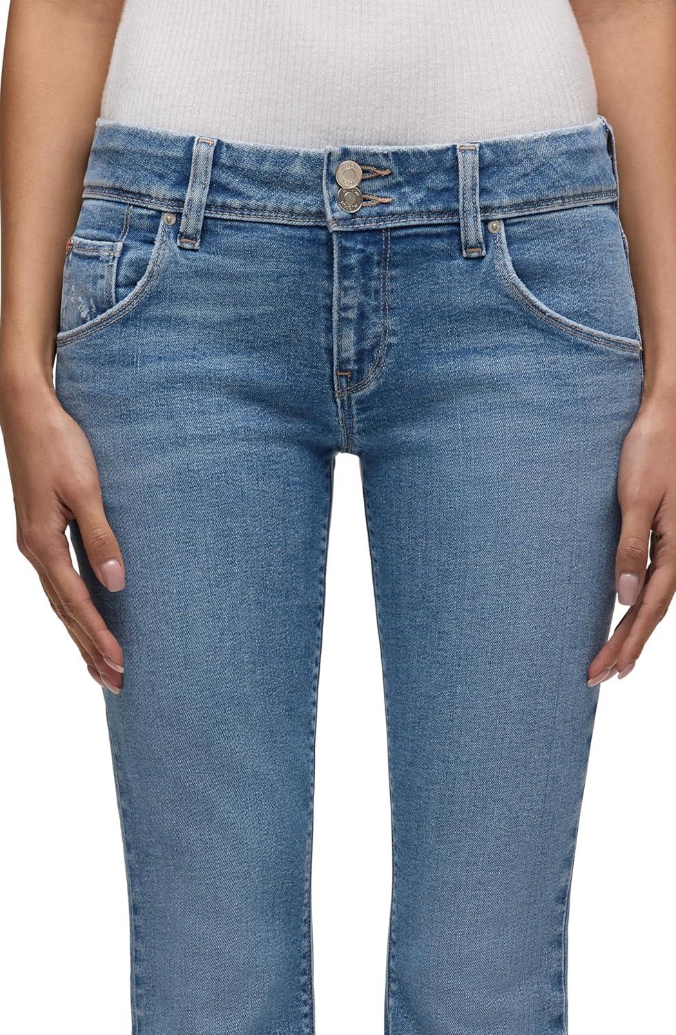 imageHUDSON Womens Beth Mid Rise Baby Bootcut Jean with Back Flap PocketsLuminaire