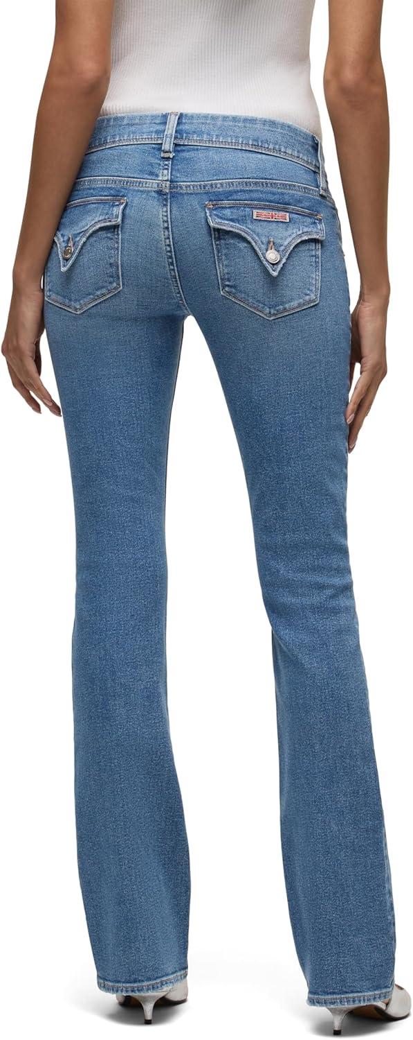 imageHUDSON Womens Beth Mid Rise Baby Bootcut Jean with Back Flap PocketsLuminaire
