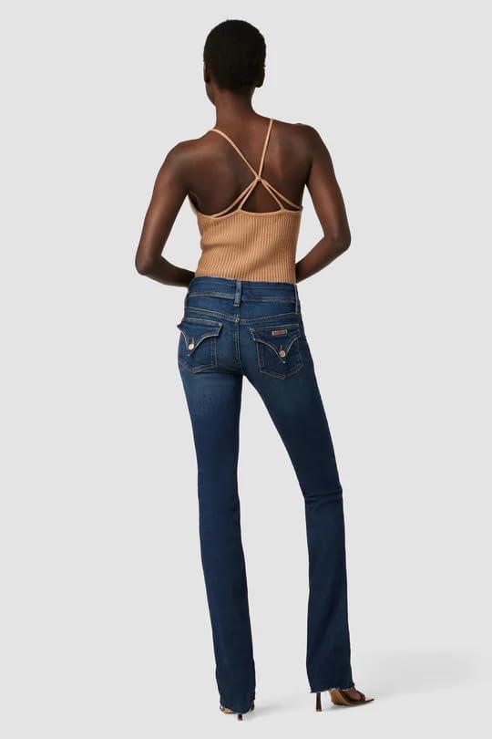 imageHUDSON Womens Beth Mid Rise Baby Bootcut Jean with Back Flap PocketsMajesty
