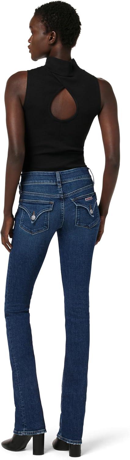 imageHUDSON Womens Beth Mid Rise Baby Bootcut Jean with Back Flap PocketsObsess