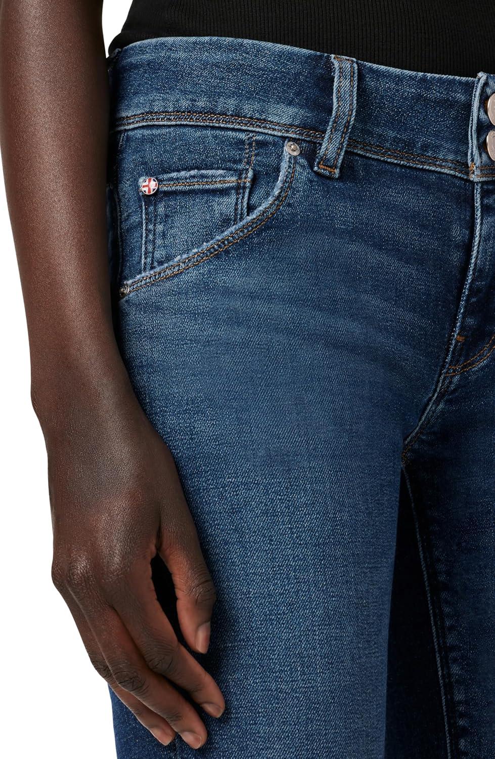 imageHUDSON Womens Beth Mid Rise Baby Bootcut Jean with Back Flap PocketsObsess