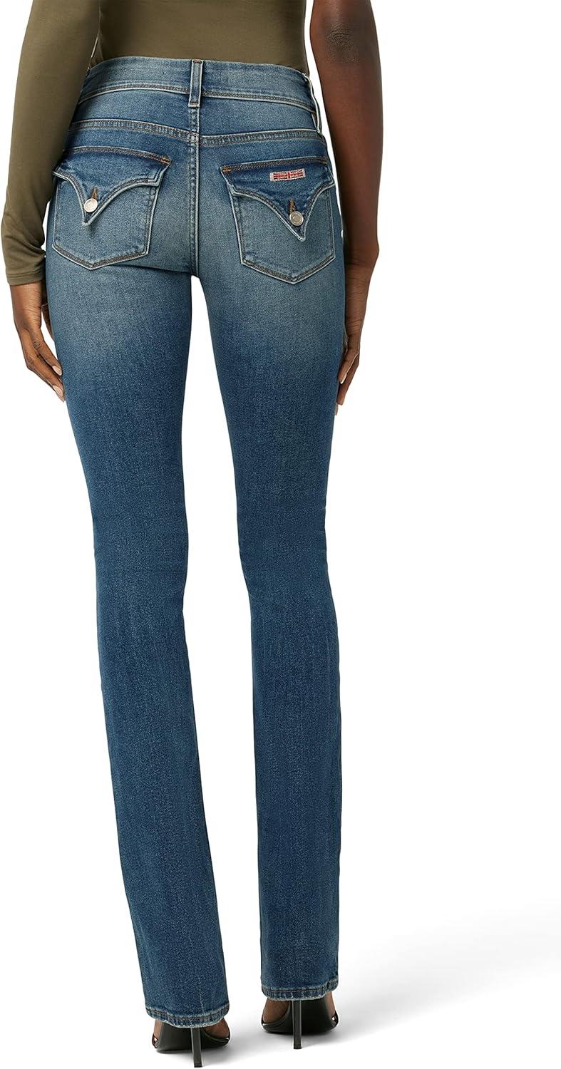 imageHUDSON Womens Beth Mid Rise Baby Bootcut Jean with Back Flap PocketsOrbit