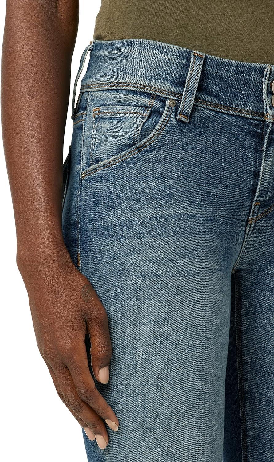 imageHUDSON Womens Beth Mid Rise Baby Bootcut Jean with Back Flap PocketsOrbit