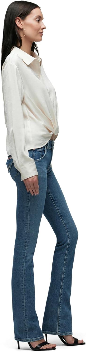 imageHUDSON Womens Beth Mid Rise Baby Bootcut Jean with Back Flap PocketsPromise