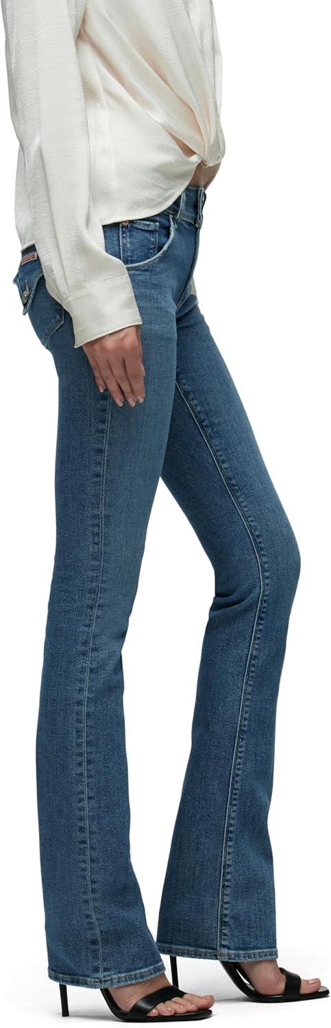 imageHUDSON Womens Beth Mid Rise Baby Bootcut Jean with Back Flap PocketsPromise