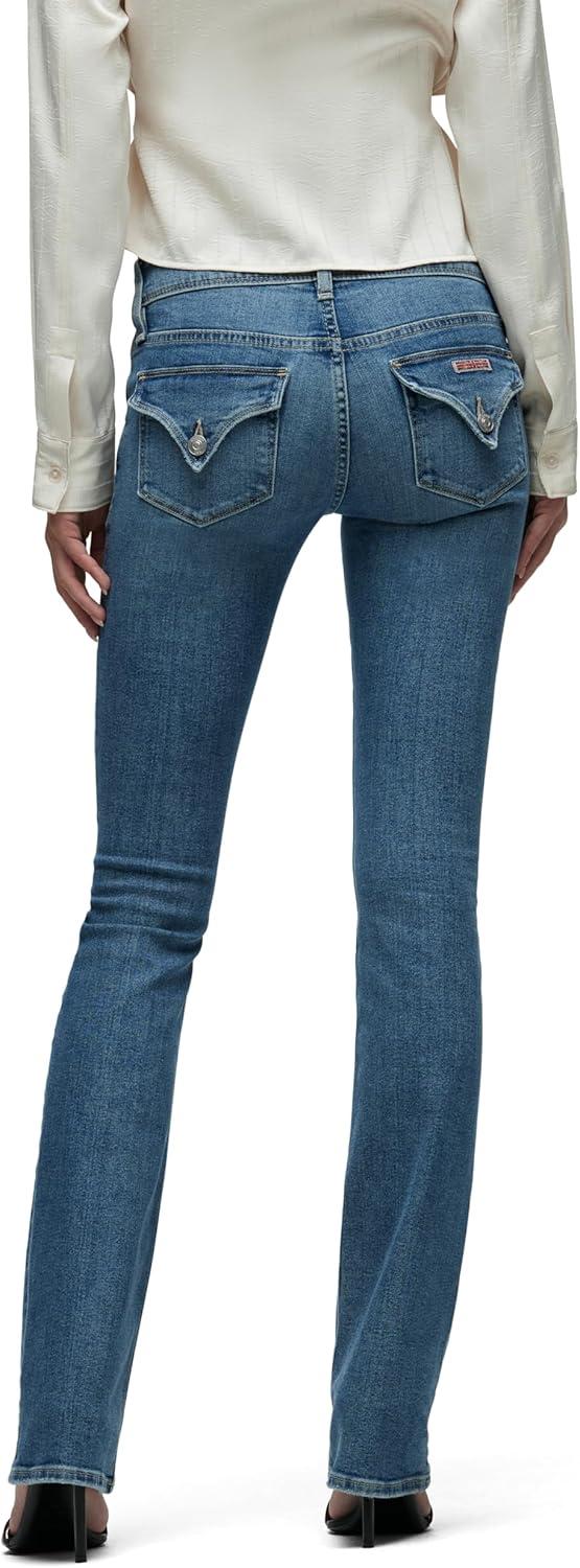 imageHUDSON Womens Beth Mid Rise Baby Bootcut Jean with Back Flap PocketsPromise