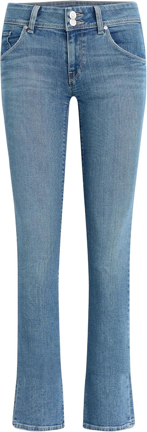 imageHUDSON Womens Beth Mid Rise Baby Bootcut Jean with Back Flap PocketsPromise