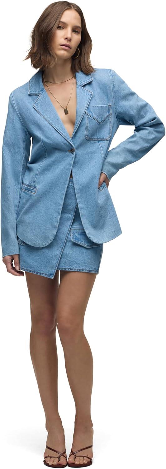 imageHUDSON Womens Curved Hem Mini SkirtMountain