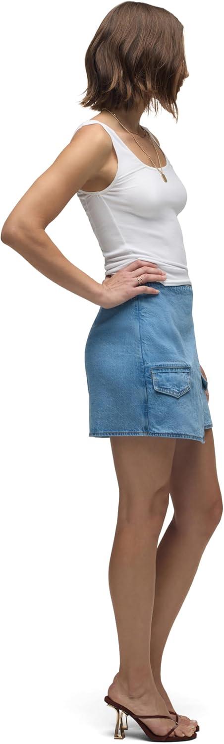 imageHUDSON Womens Curved Hem Mini SkirtMountain