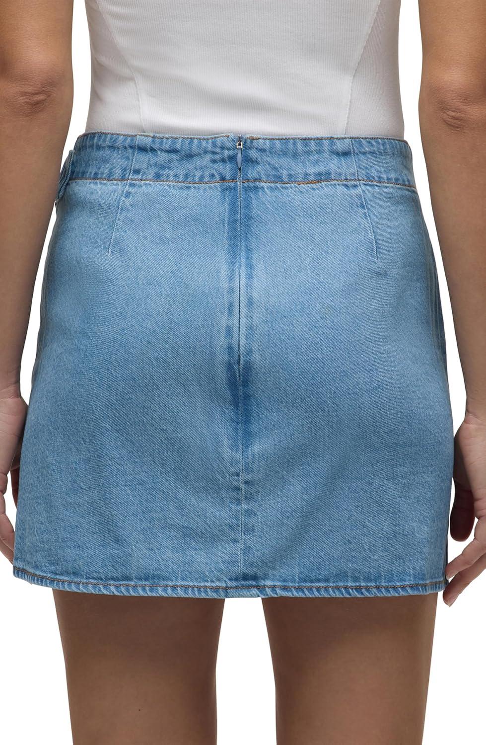 imageHUDSON Womens Curved Hem Mini SkirtMountain