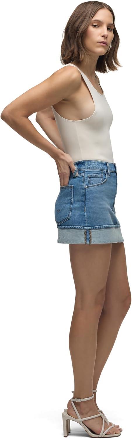 imageHUDSON Womens Curved Hem Mini SkirtParkwood