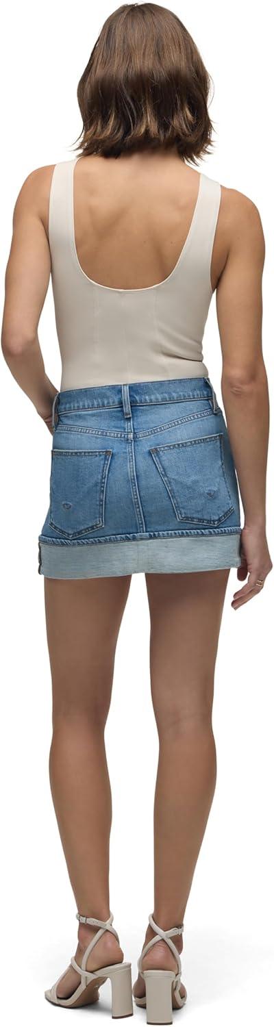 imageHUDSON Womens Curved Hem Mini SkirtParkwood