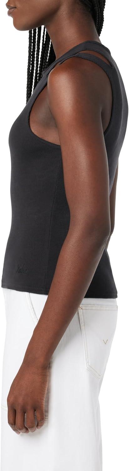 imageHUDSON Womens Cut Out TankBlack