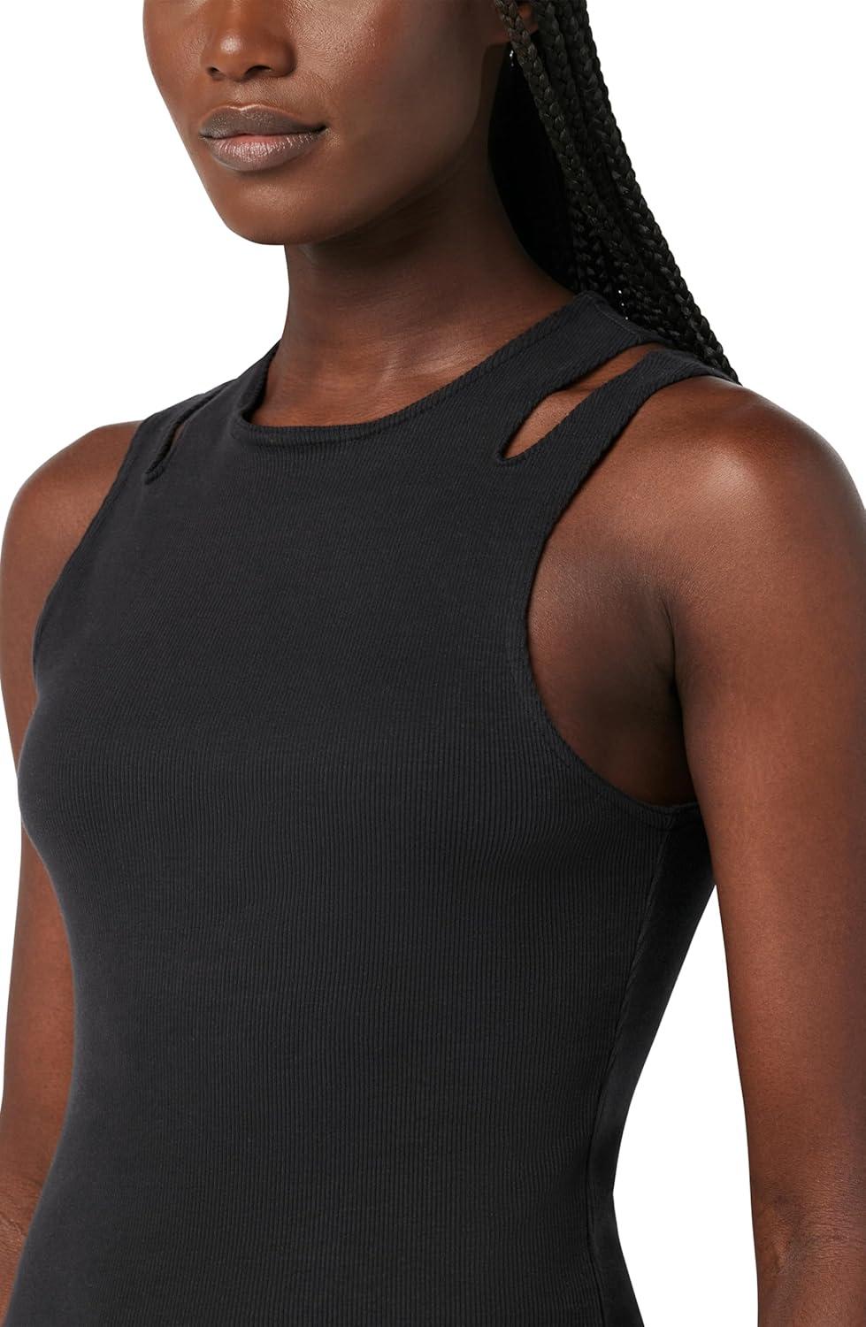 imageHUDSON Womens Cut Out TankBlack