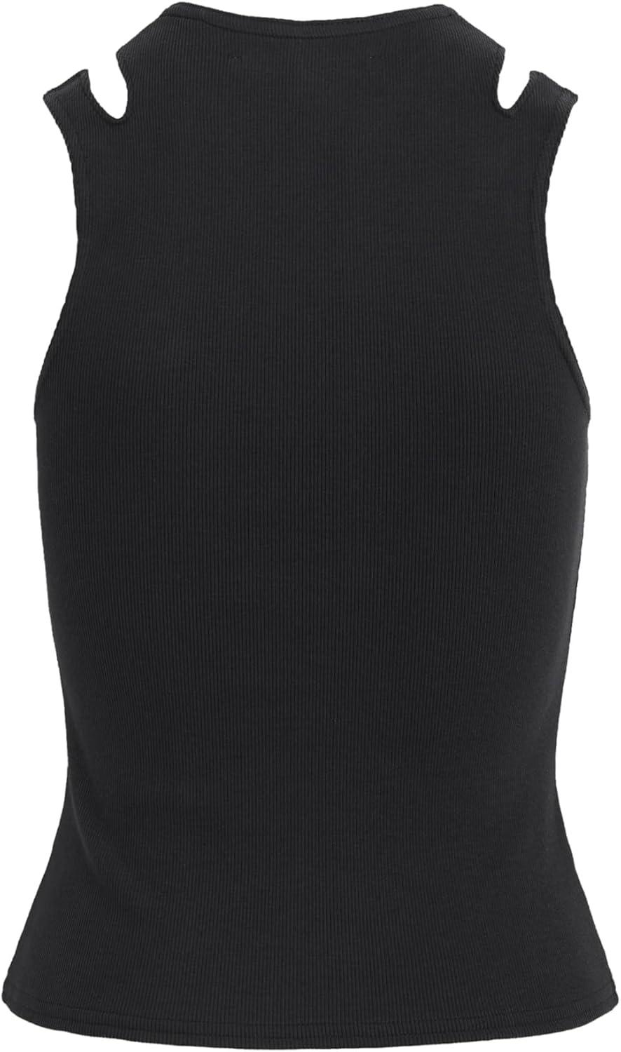 imageHUDSON Womens Cut Out TankBlack