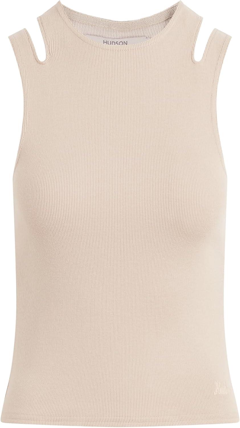 imageHUDSON Womens Cut Out TankCamel