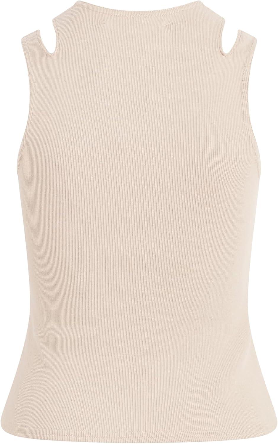 imageHUDSON Womens Cut Out TankCamel