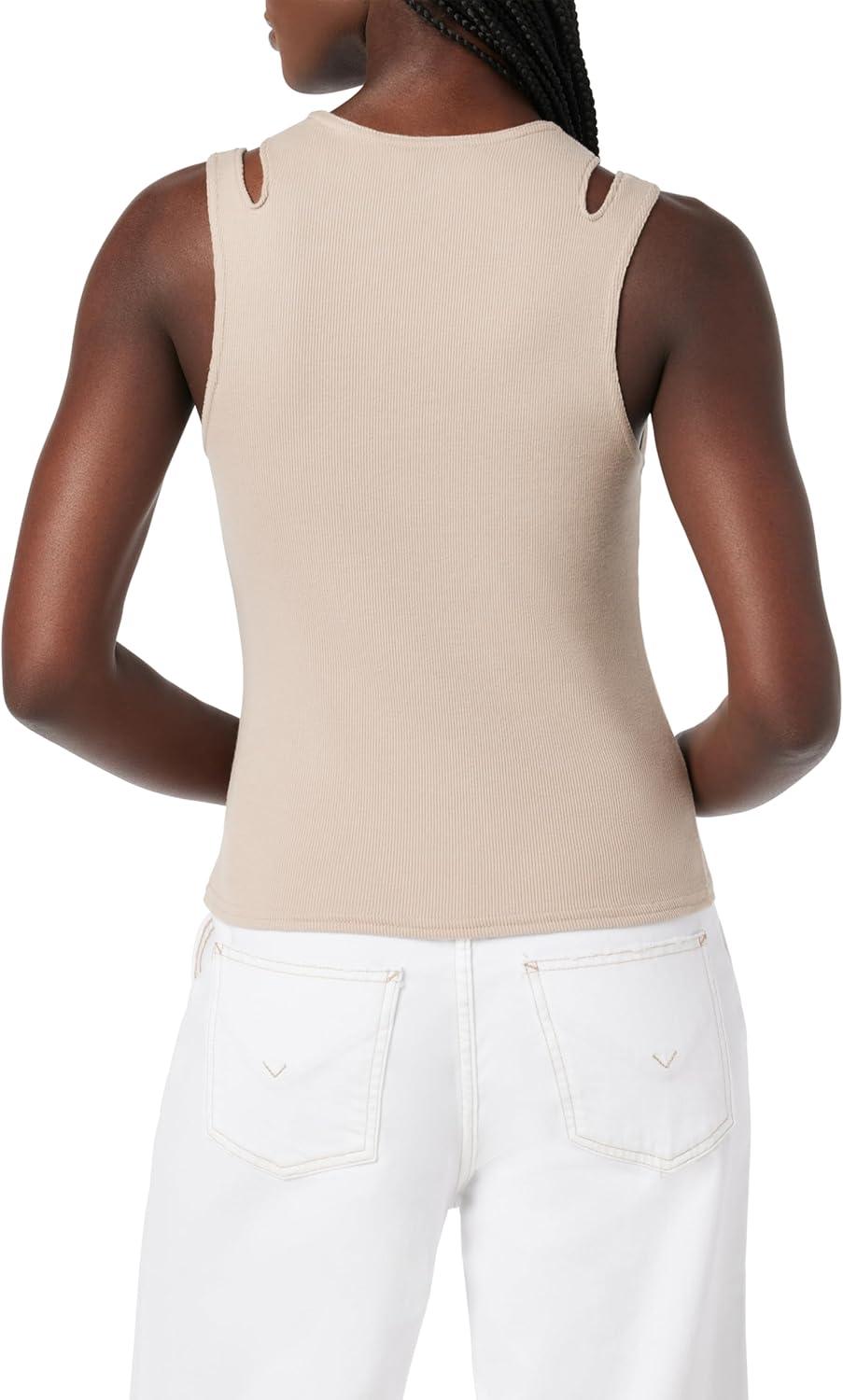 imageHUDSON Womens Cut Out TankCamel